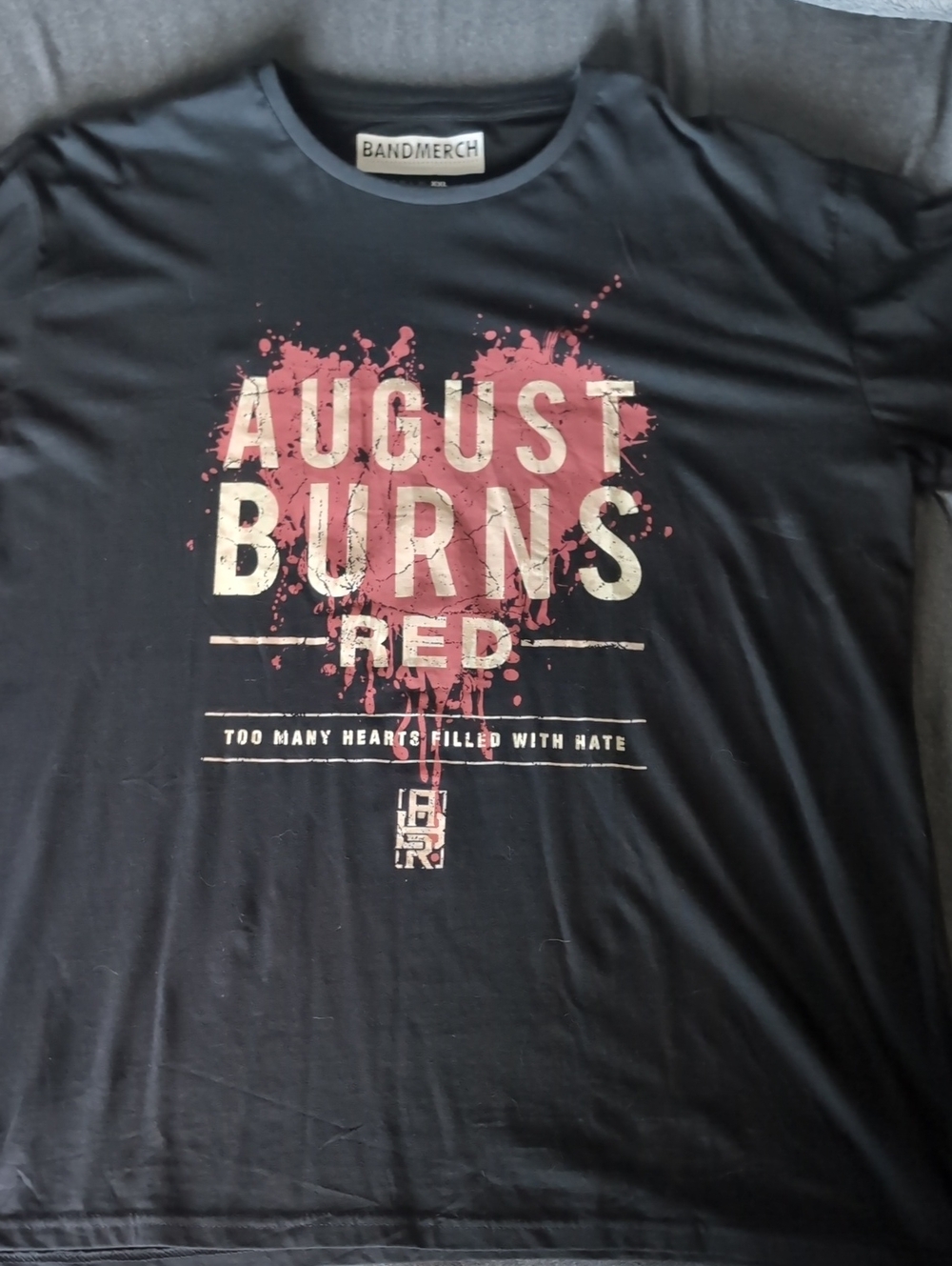 August Burns Red Graphic Tee - Black with Red Print